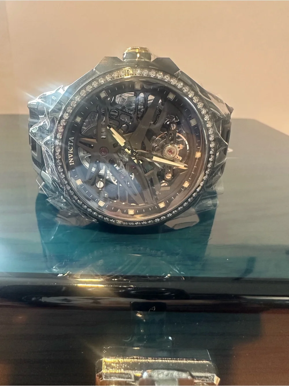 Invicta Objet D Art Astradia Lab Grown Diamond Automatic Men's Watch (70121)